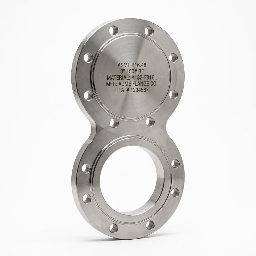 ASME B16.48 Spectacle Blind Flanges (Figure-8 Blinds)