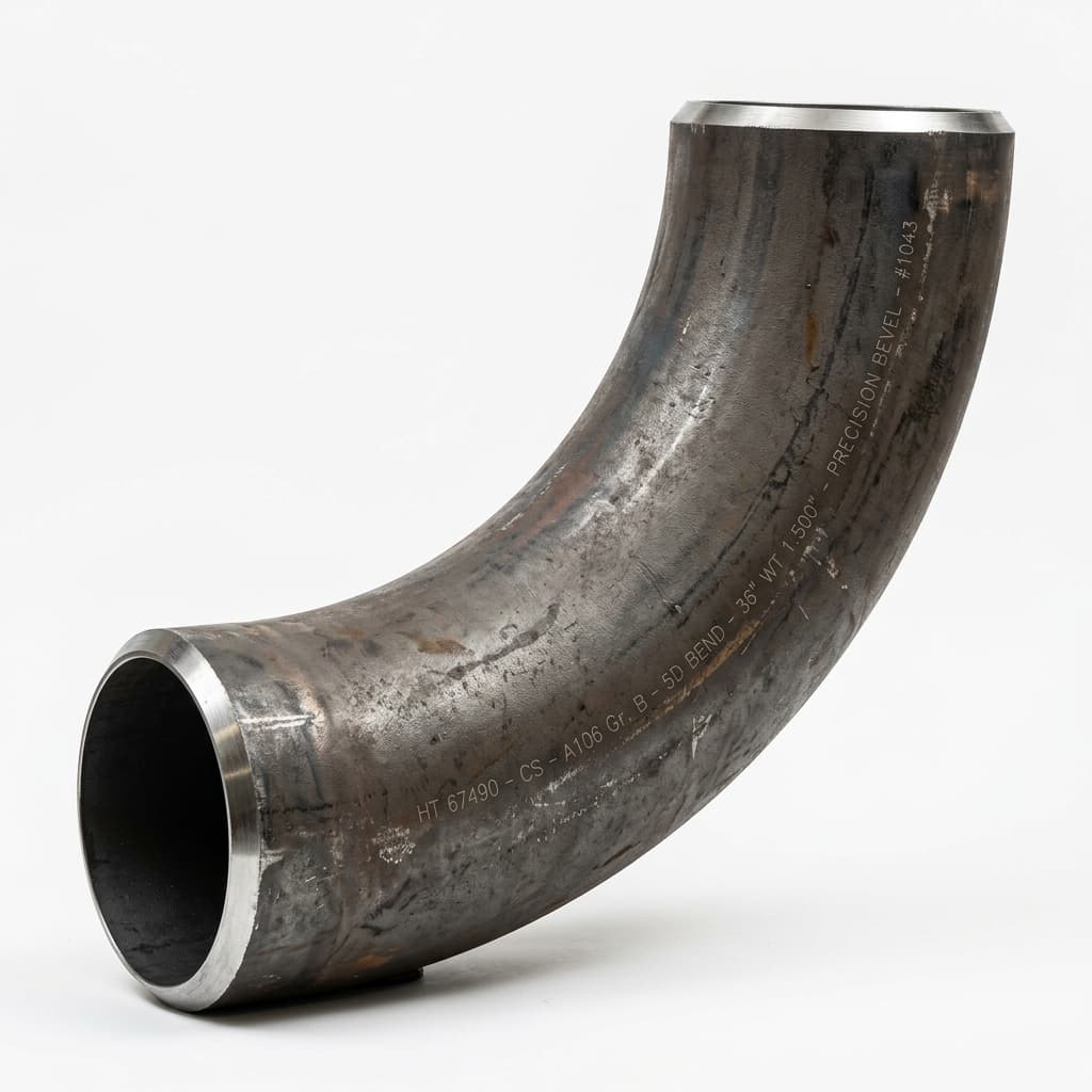 Curvas de Inducción de Radio Especial ASME B16.49 / B16.9 (3D, 5D, 6D, 8D, 10D)