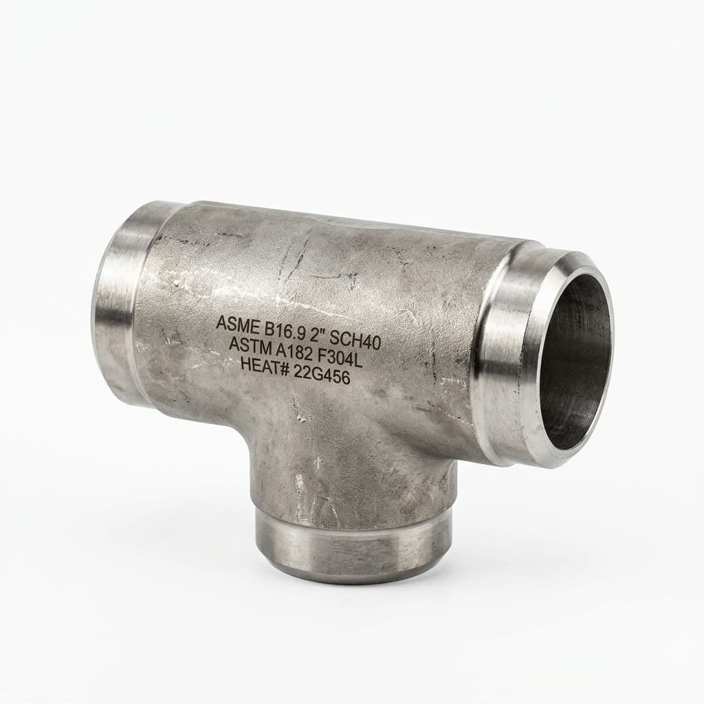 ASME B16.9 Buttweld Equal Tee (Straight Tee)